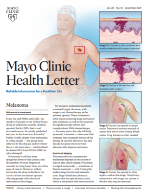 cover image of December 2021. Mayo Clinic Health Letter.